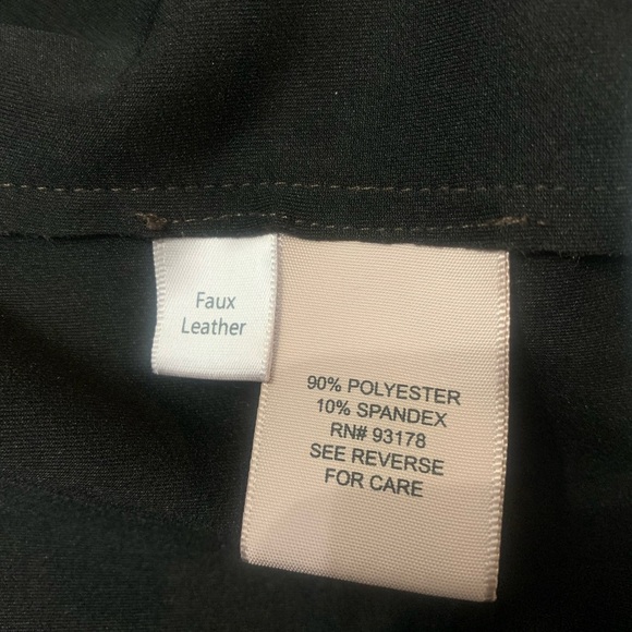 Philosophy Dark Brown Faux Leather Jacket - Picture 5 of 5